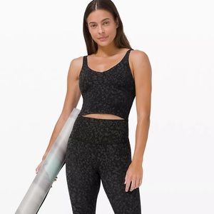 Lululemon cropped camo Align tank new with tags